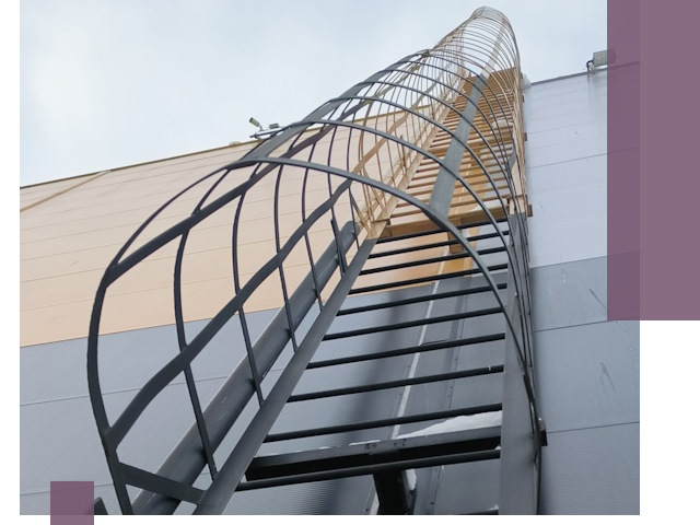 Изготовление и монтаж пожарных лестниц в Чите профессионально