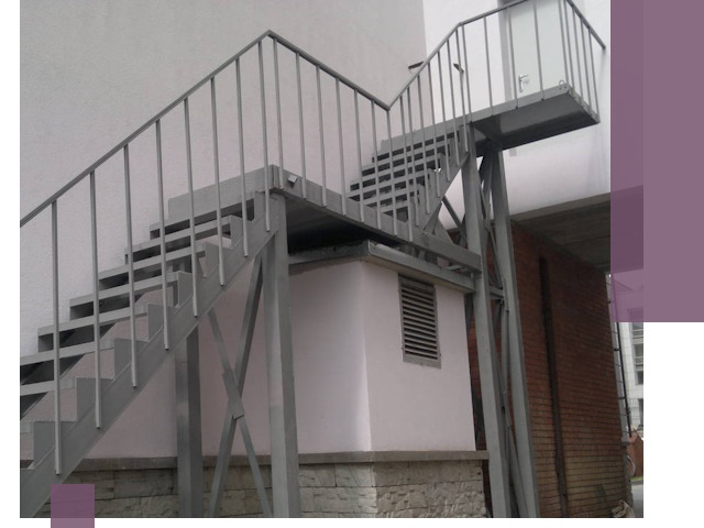 Монтаж пожарных лестниц под ключ в Чите с гарантией качества