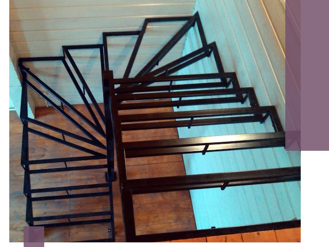 Изготовление металлических лестниц любой сложности в Чите