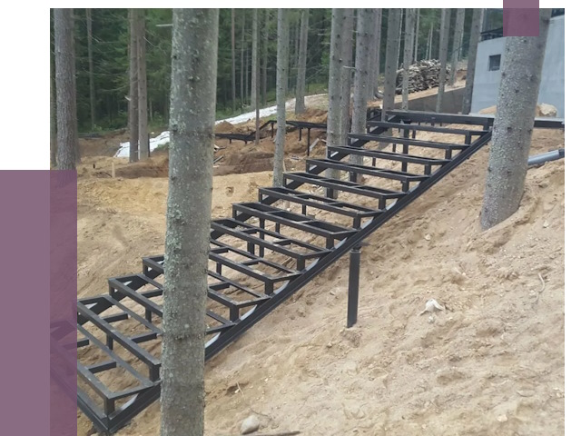 Монтаж металлических лестниц в Чите от 13714 руб. 