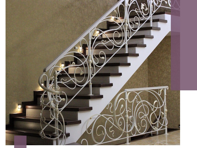Кованые лестницы под ключ в Чите — изготовление и монтаж
