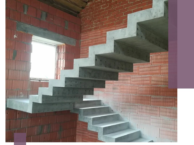 Бетонные лестницы под ключ в Чите: монтаж, демонтаж, ремонт