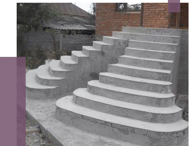 Монтаж бетонных лестниц в Чите от 4347 руб. 