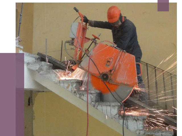 Демонтаж бетонных лестниц в Чите от 4658 руб. за м2 | ПРОЛЁТ-Чта