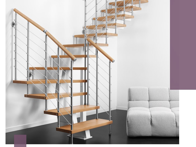 Модульные лестницы под ключ в Чите — монтаж и изготовление