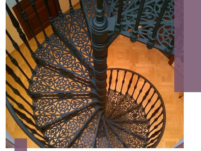 Винтовые лестницы под ключ в Чите: производство и монтаж