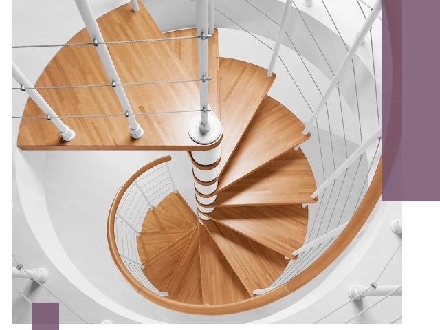 Изготовление винтовых лестниц под ключ в Чите