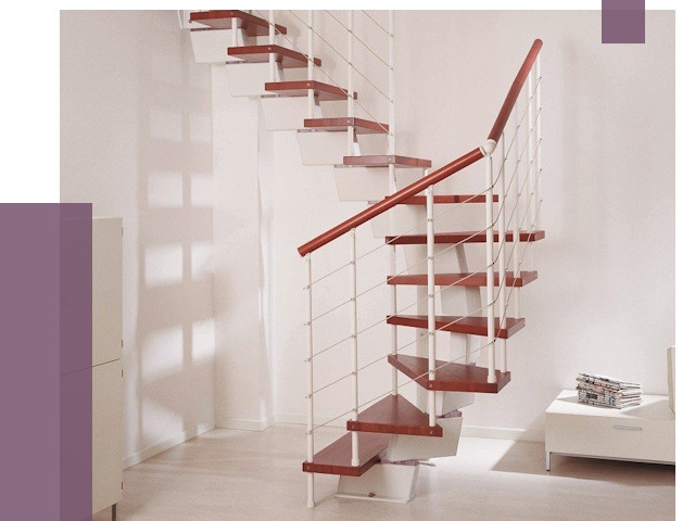 Изготовление лестниц на больцах в Чите от 9833 руб. | ПРОЛЁТ-Чта