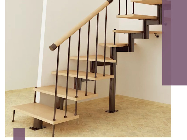 Монтаж лестниц на больцах в Чите — быстро и надежно