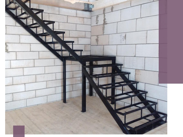 Лестницы на металлокаркасе под ключ в Чите — изготовление и монтаж