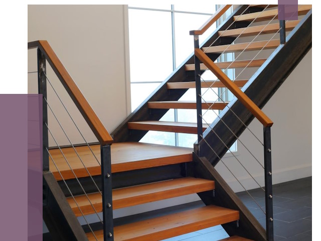 Изготовление лестниц на металлокаркасе в Чите от 19148 руб. | ПРОЛЁТ-Чта