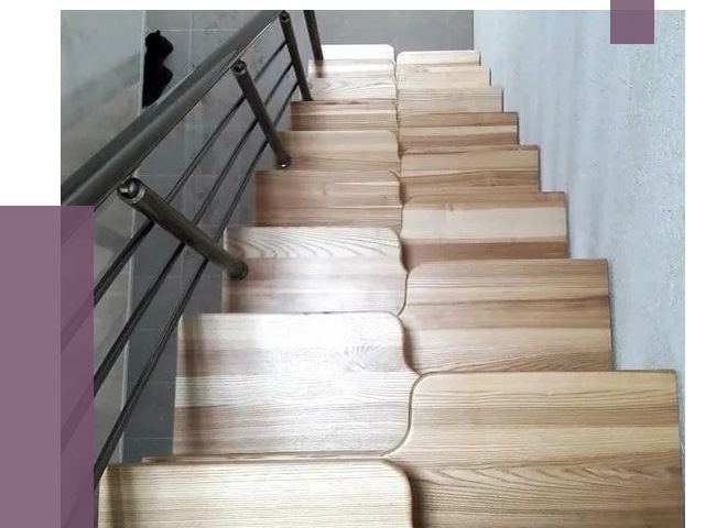 Лестницы гусиный шаг в Чите от 13196 руб. под ключ | ПРОЛЁТ-Чта