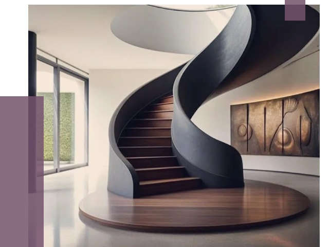 Элитные лестницы под заказ в Чите от 191475 руб. — ПРОЛЁТ-Чта