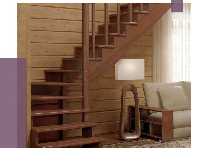 Лестницы эконом класса в Чите от 18475 руб. бюджетные решения