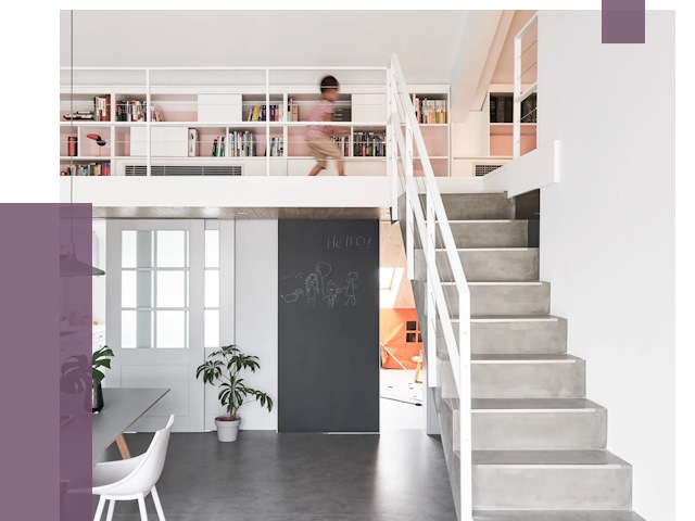 Лестницы для двухуровневой квартиры в Чите от 178538 руб. | ПРОЛЁТ-Чта