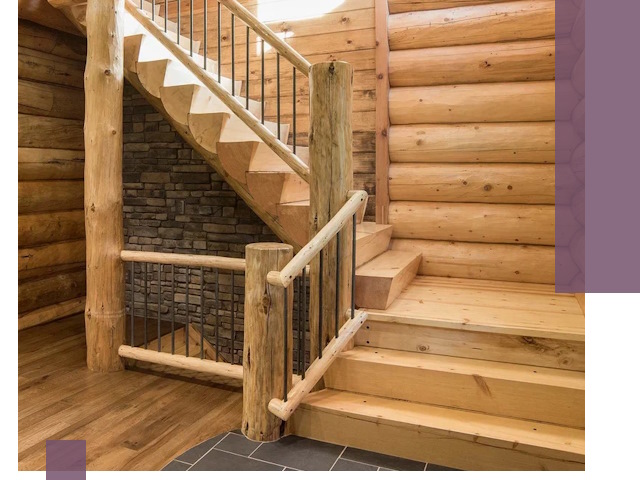 Лестницы в баню под заказ и профессиональный монтаж в Чите