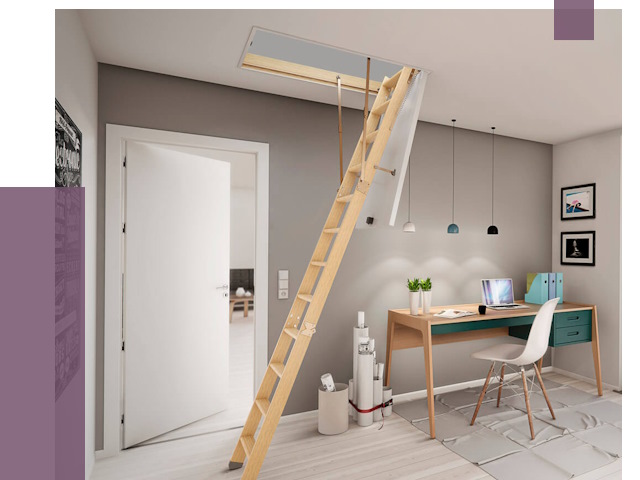 Чердачные лестницы в Чите — от 14749 руб. | ПРОЛЁТ-Чта