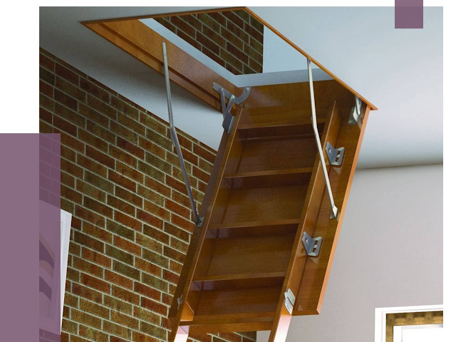 Установка чердачной лестницы в Чите от 7918 руб. | ПРОЛЁТ-Чта