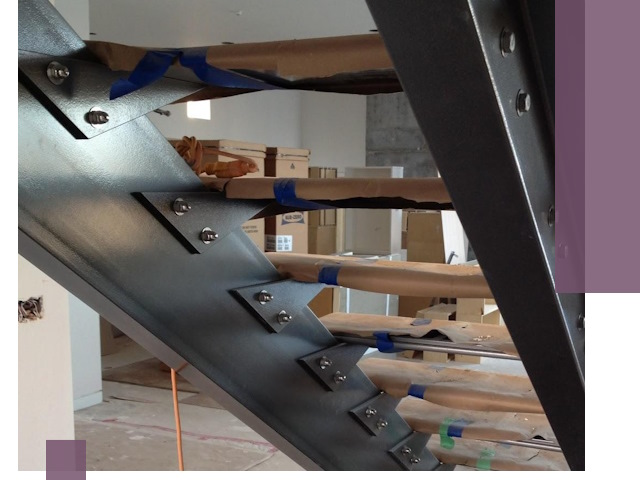 Усиление лестничных конструкций и усиление опор в Чите