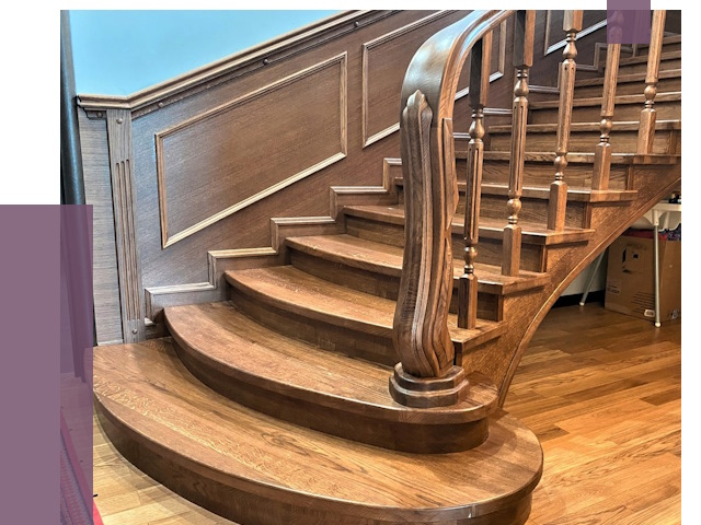 Дубовые лестницы под ключ в Чите от 178538 руб. — ПРОЛЁТ-Чта