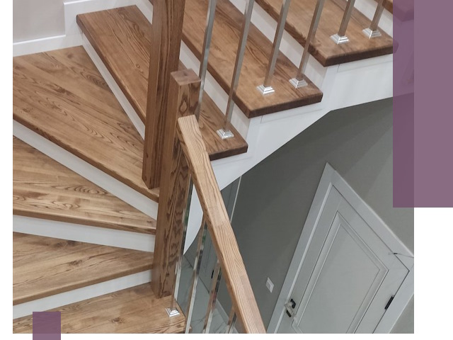 Обшивка металлических лестниц под ключ в Чите