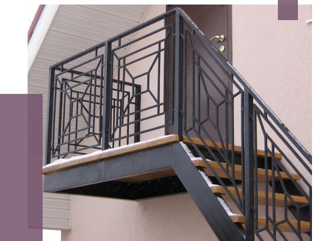 Металлические перила в Чите от 4347 руб.  | ПРОЛЁТ-Чта