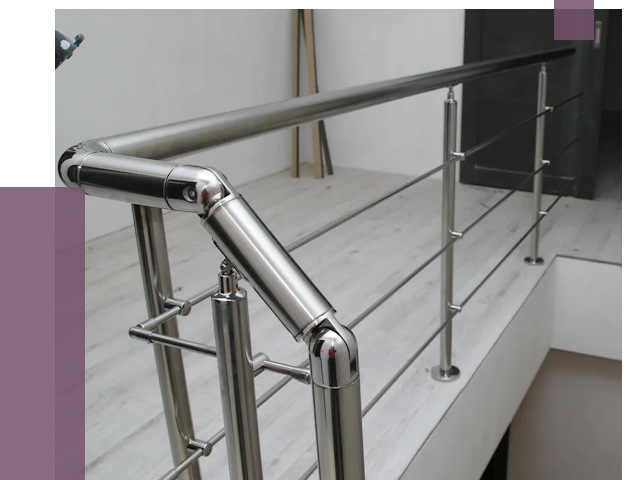 Перила из нержавеющей стали в Чите от 9108 руб. под ключ | ПРОЛЁТ-Чта