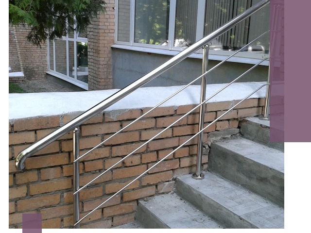 Перила из нержавеющей стали высокого качества в Чите