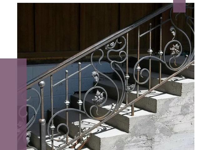 Кованые перила в Чите от 8798 руб. под ключ — качество от ПРОЛЁТ-Чта