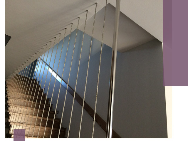 Тросовые перила под ключ в Чите — производство и монтаж