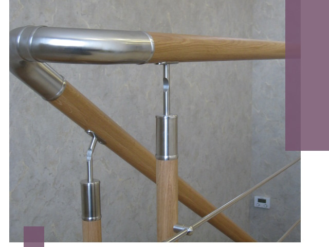 Комбинированные перила на заказ в Чите — монтаж и производство