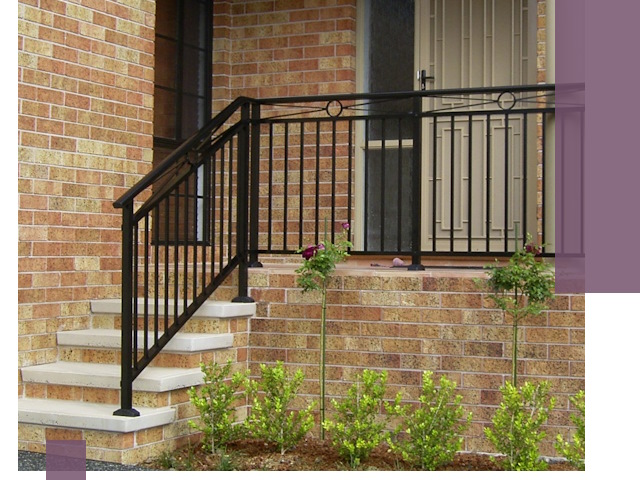 Уличные перила из металла под ключ в Чите