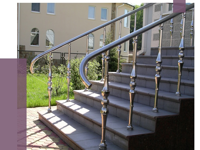 Перила для крыльца в Чите от 10868 руб. — монтаж ПРОЛЁТ-Чта