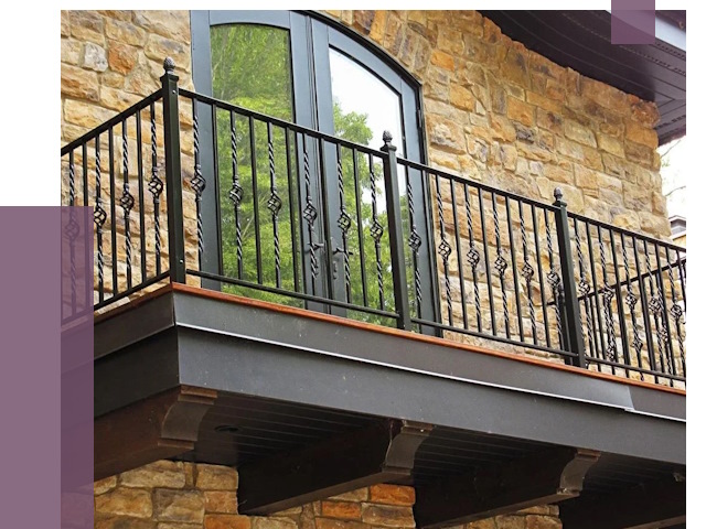 Балконные ограждения в Чите от 8125 руб. — купить | ПРОЛЁТ-Чта