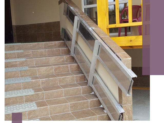 Откидные пандусы под ключ в Чите — монтаж и демонтаж