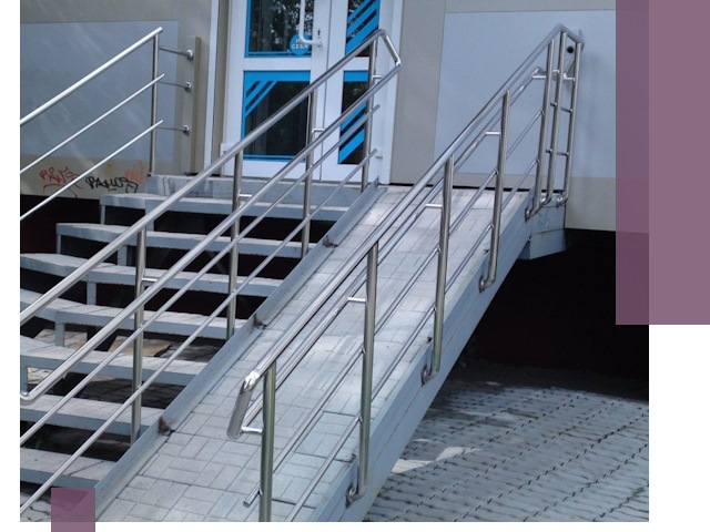 Пандус на крыльцо под ключ в Чите: монтаж и изготовление