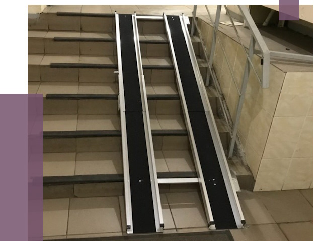 Установка пандуса в подъезд в Чите от 8073 руб. под ключ | ПРОЛЁТ-Чта