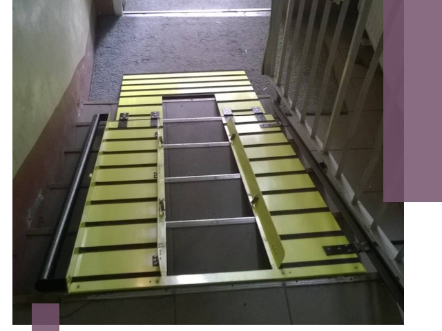 Профессиональный монтаж пандуса в подъезд в Чите