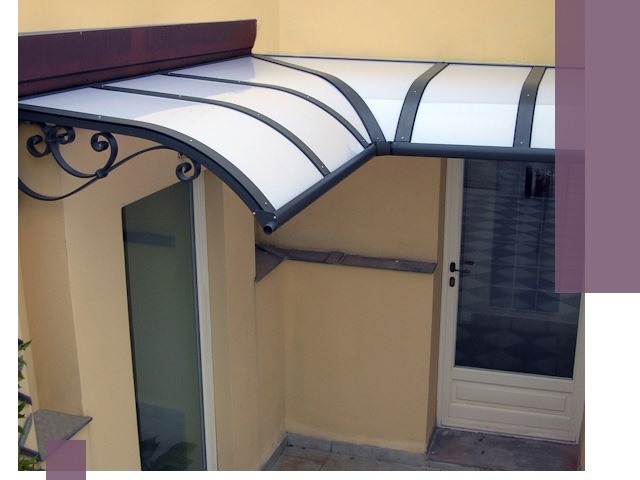 Монтаж козырьков любой сложности в Чите под ключ