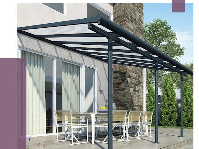 Навесы пристенные в Чите от 9212 руб. — монтаж и установка | ПРОЛЁТ-Чта