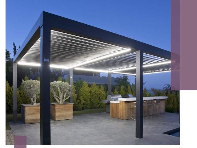 Навесы отдельно стоящие под ключ в Чите из металла и поликарбоната