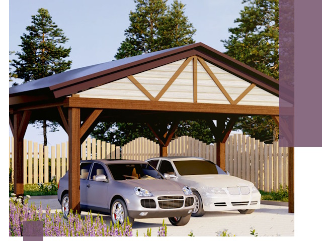 Навесы для автомобиля в Чите — изготовление и монтаж