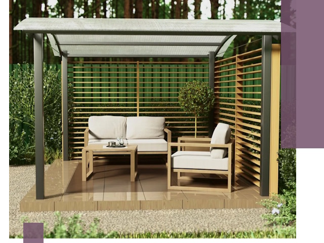 Навесы для дачи в Чите: изготовление, монтаж и демонтаж