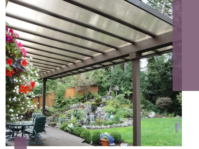 Навесы из поликарбоната под ключ в Чите быстро и надёжно