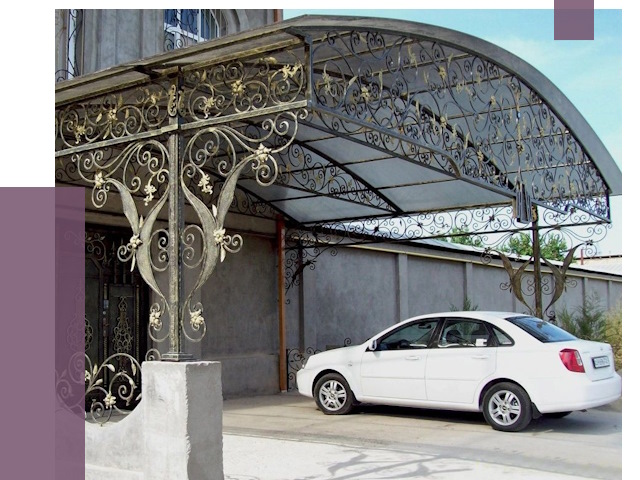 Кованые навесы в Чите от 14749 руб. | ПРОЛЁТ-Чта