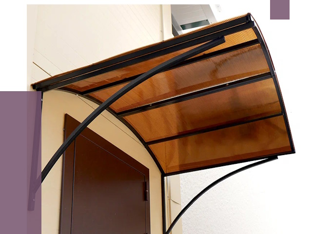 Недорогие козырьки в Чите от 7680 руб.  | ПРОЛЁТ-Чта