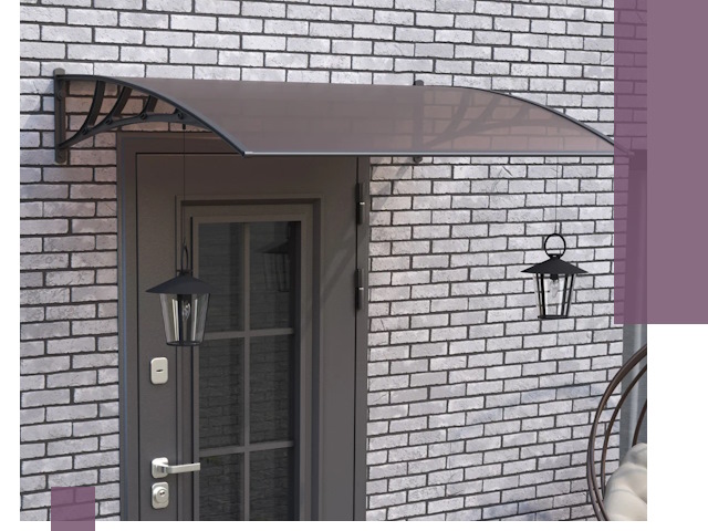 Недорогие козырьки и навесы под ключ в Чите