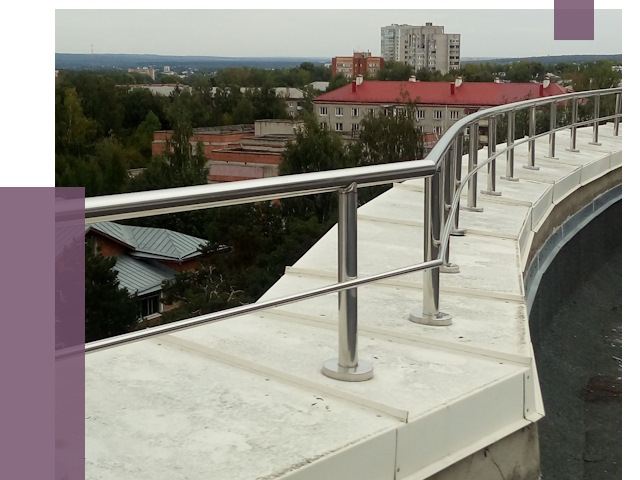 Парапеты и ограждения кровли в Чите от 5020 руб. 