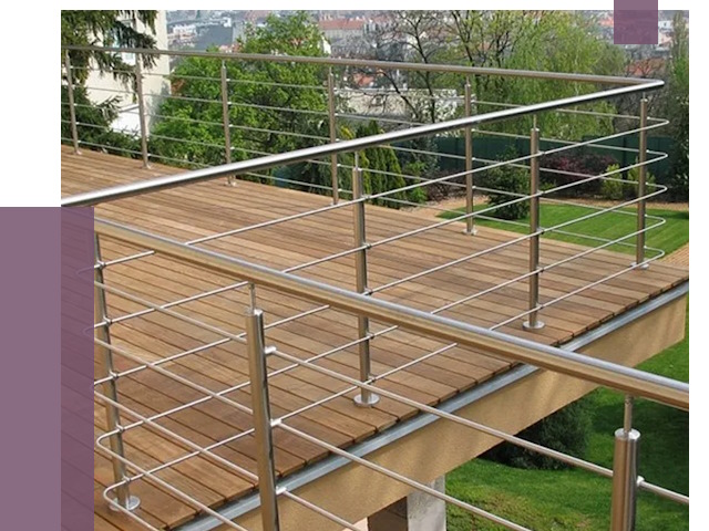 Алюминиевые парапеты в Чите под ключ от 7866 руб. 