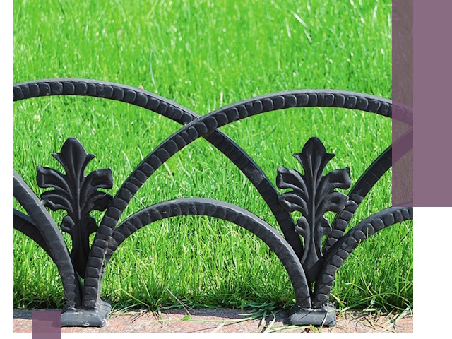 Декоративные металлические бордюры под ключ в Чите